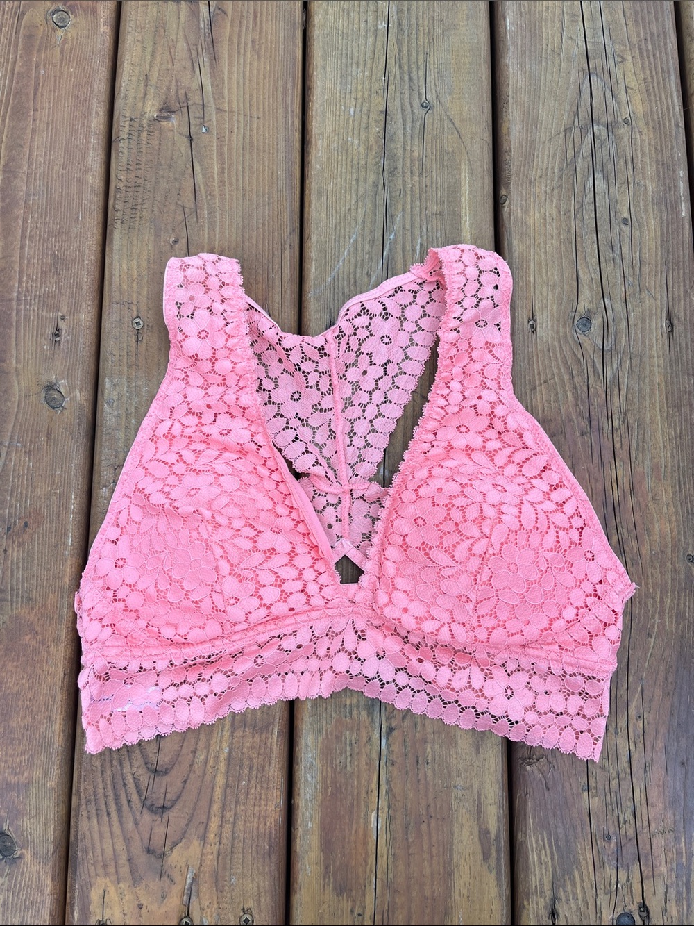 Marilyn Monroe pink lace bralette
